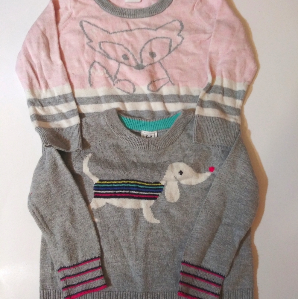 2-  Baby Gap sweaters size 12-18 Months
